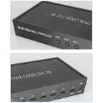 Bộ điều khiển tường video HDMI 4K 3X3 NK-BT88, bộ xử lý ghép nhiều màn hình với điều khiển từ xa, phích cắm EU, phích cắm EU