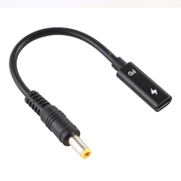 Cáp sạc bộ chuyển đổi nguồn DP USB-C / Type-C sang 5.5 x 2.5mm, 5.5 x 2.5mm