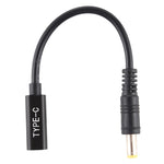 Cáp sạc bộ chuyển đổi nguồn DP USB-C / Type-C sang 5.5 x 2.5mm, 5.5 x 2.5mm