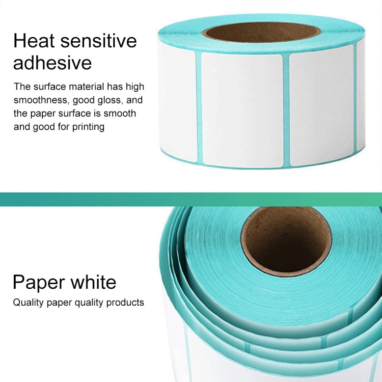 Giấy decal mã vạch nhiệt tự dính 80mm x 40mm, 800 tờ, 80mm x 40mm 800 tờ