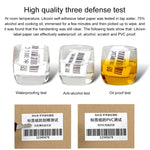 Giấy decal mã vạch nhiệt tự dính 80mm x 40mm, 800 tờ, 80mm x 40mm 800 tờ