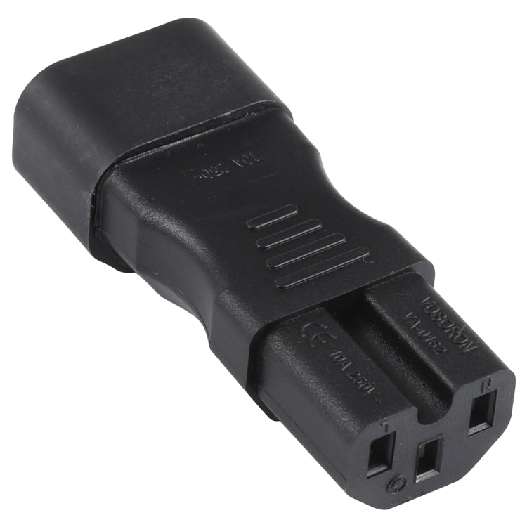 Bộ chuyển đổi phích cắm nguồn AC rãnh C13 sang C15, C13 sang C15 rãnh