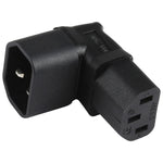 Bộ chuyển đổi phích cắm nguồn AC khuỷu tay (lên) C13 sang C14, C13 sang C14 khuỷu tay lên