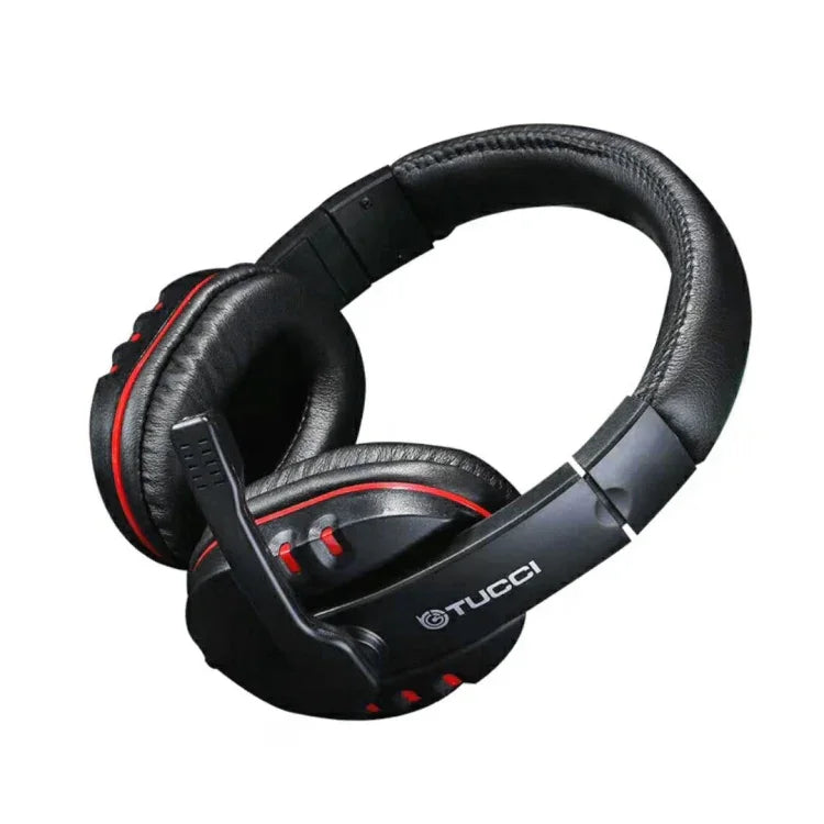 Tai nghe chơi game PC stereo siêu bass TUCCI X6 có mic, X6