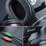 Tai nghe chơi game PC stereo siêu bass TUCCI X6 có mic, X6