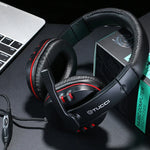 Tai nghe chơi game PC stereo siêu bass TUCCI X6 có mic, X6