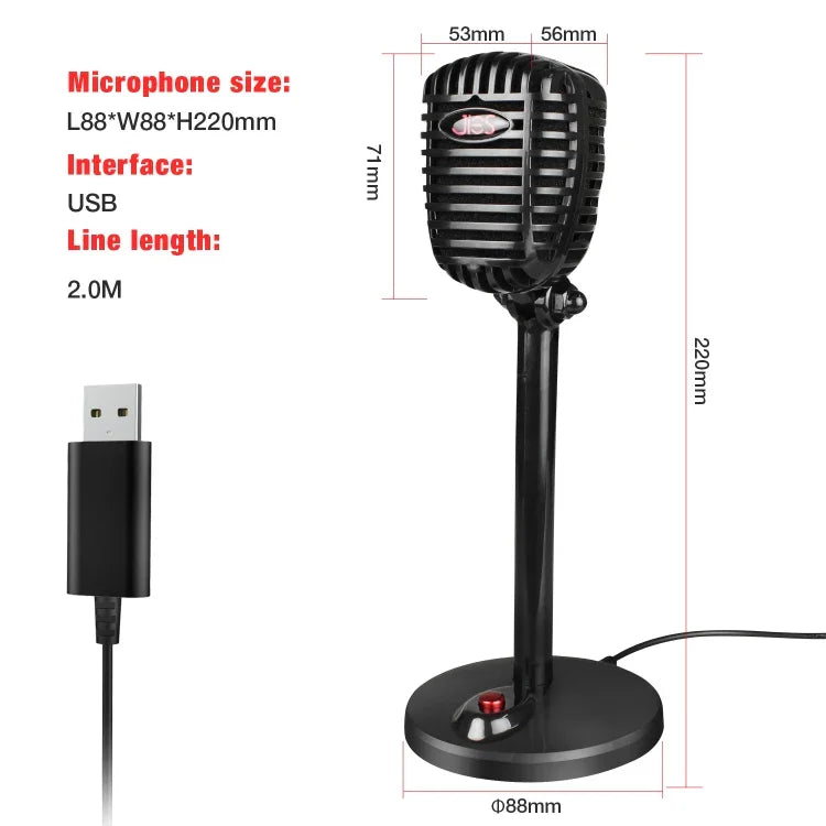 Thiết bị micro hội nghị truyền hình USB không cần driver có thể xoay 360 độ, chiều dài cáp: 2.2m