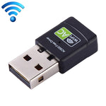 Bộ chuyển đổi WiFi USB 2.0 băng tần kép 2.4GHz & 5GHz AC600Mbps không cần driver, card mạng ngoài, AC600Mbps