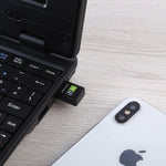 Bộ chuyển đổi WiFi USB 2.0 băng tần kép 2.4GHz & 5GHz AC600Mbps không cần driver, card mạng ngoài, AC600Mbps