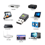 Bộ chuyển đổi WiFi USB 2.0 băng tần kép 2.4GHz & 5GHz AC600Mbps không cần driver, card mạng ngoài, AC600Mbps