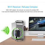 Bộ chuyển đổi WiFi USB 2.0 băng tần kép 2.4GHz & 5GHz AC600Mbps không cần driver, card mạng ngoài, AC600Mbps