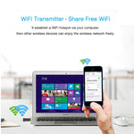 Bộ chuyển đổi WiFi USB 2.0 băng tần kép 2.4GHz & 5GHz AC600Mbps không cần driver, card mạng ngoài, AC600Mbps