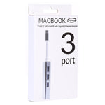 Hub vỏ nhôm 3 cổng USB3.0 + bộ chuyển đổi Ethernet Gigabit USB-C / Type-C, USB Type-C 1000Mbps