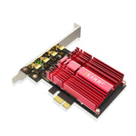 Card mạng ngoài EDUP 9633-800 PCI-Express băng tần kép 2.4GHz & 5GHz AC1900Mbps 4 ăng-ten, AC1900Mbps