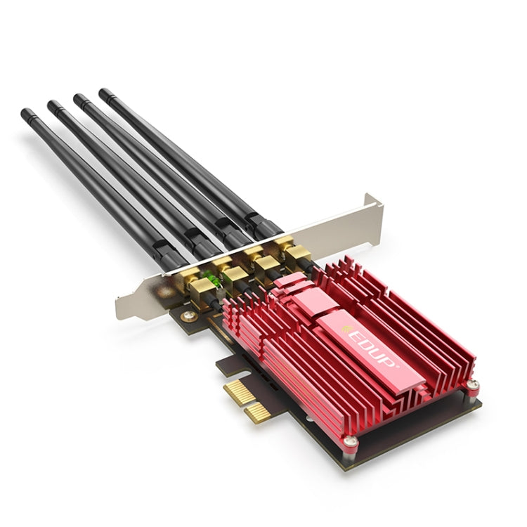 Card mạng ngoài EDUP 9633-800 PCI-Express băng tần kép 2.4GHz & 5GHz AC1900Mbps 4 ăng-ten, AC1900Mbps