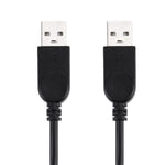 Cáp 2 trong 1 USB 2.0 đực sang 2 USB đực cho máy tính / laptop, dài 50cm, USB 2.0 AM sang 2 USB 2.0 AM