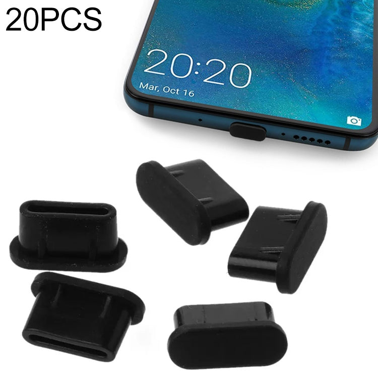 20 cái nút bịt bụi silicone cho cổng USB-C / Type-C