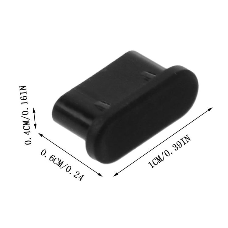 20 cái nút bịt bụi silicone cho cổng USB-C / Type-C