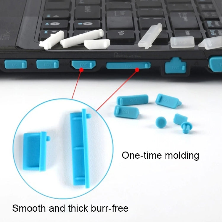 Bộ 13 nút bịt bụi silicone đa năng cho Laptop