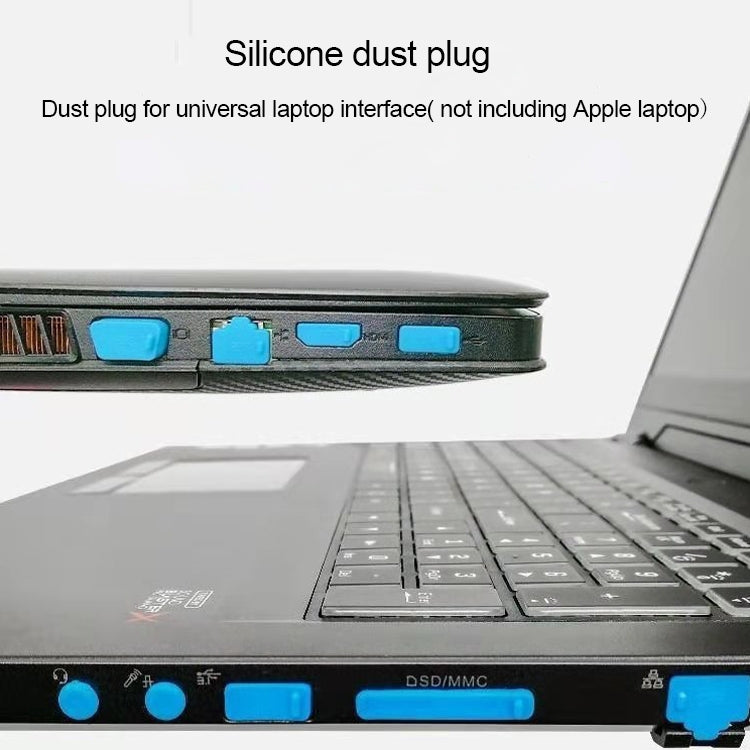 Bộ 13 nút bịt bụi silicone đa năng cho Laptop