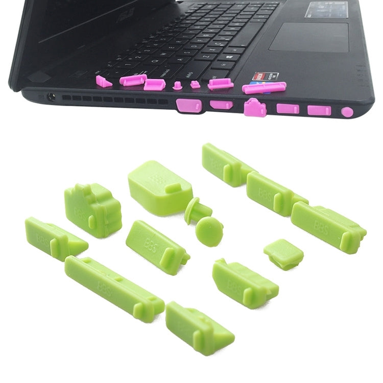 Bộ 13 nút bịt bụi silicone đa năng cho Laptop