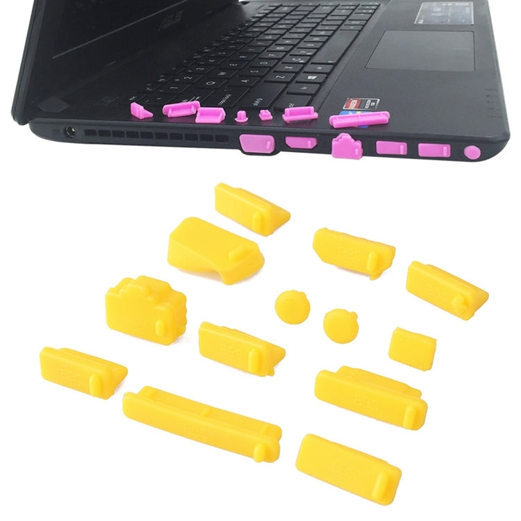 Bộ 13 nút bịt bụi silicone đa năng cho Laptop