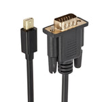 Cáp chuyển đổi Mini DP sang VGA, dài cáp 1.8m, Mini DP sang VGA