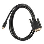 Cáp chuyển đổi Mini DP sang VGA, dài cáp 1.8m, Mini DP sang VGA
