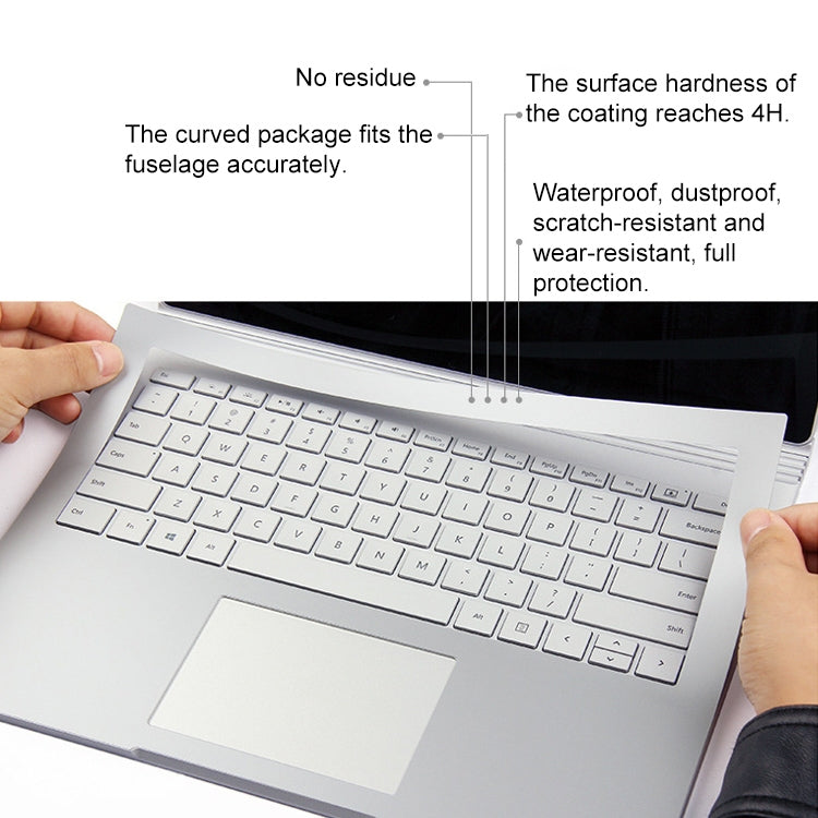 Bộ 4 miếng dán bảo vệ vỏ Notebook cho Microsoft Surface Book 13.5 inch, Dùng cho Surface Book 13.5 inch