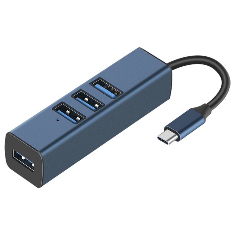 Bộ chuyển đổi HUB 4 trong 1 RDS 6307-4 USB-C / Type-C sang USB3.0 + 3 cổng USB2.0, 6307-4