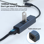 Bộ chuyển đổi HUB 4 trong 1 RDS 6307-4 USB-C / Type-C sang USB3.0 + 3 cổng USB2.0, 6307-4