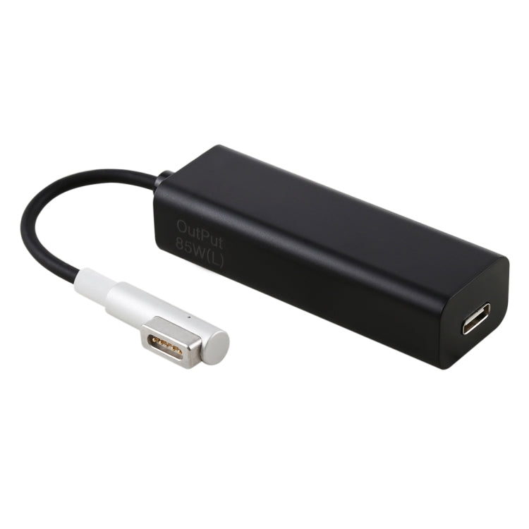 Bộ chuyển đổi sạc AnyWatt 85W USB-C / Type-C cái sang MagSafe 1 đực 5 chân hình chữ L cho MacBook, 85W màu đen, 85W màu trắng