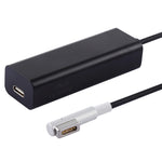 Bộ chuyển đổi sạc AnyWatt 85W USB-C / Type-C cái sang MagSafe 1 đực 5 chân hình chữ L cho MacBook, 85W màu đen, 85W màu trắng