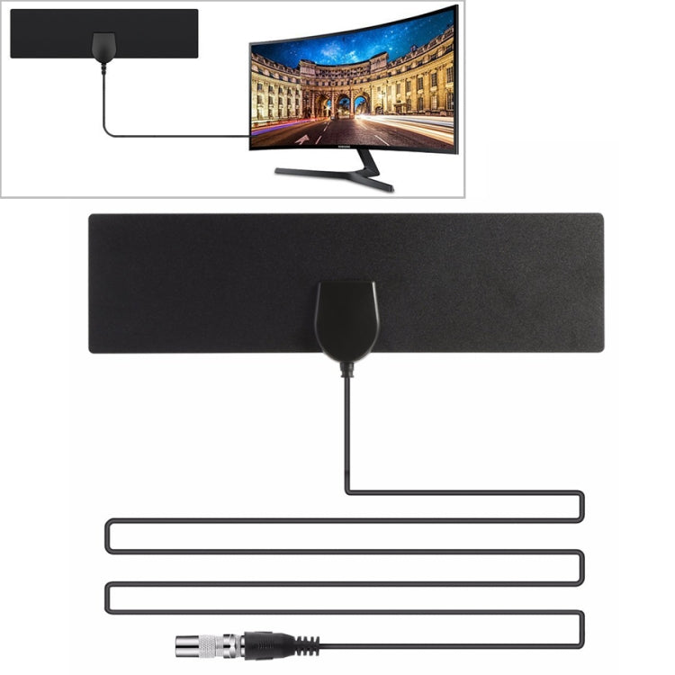 Ăng-ten TV kỹ thuật số HDTV trong nhà ngoài trời khuếch đại cao 28dBi, phạm vi 25 dặm, cáp đồng trục 3,7m & bộ chuyển đổi IEC, 25 dặm 28dBi