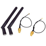 Ăng-ten gập 2.4G với tín hiệu IPX 5dBi, ăng-ten kép 5dBi