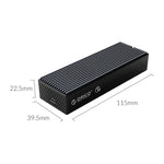 ORICO M2PVC3-G20-GY-BP Vỏ ổ cứng M.2 NVMe USB3.2 20Gbps, M2PVC3-G20-GY-BP
