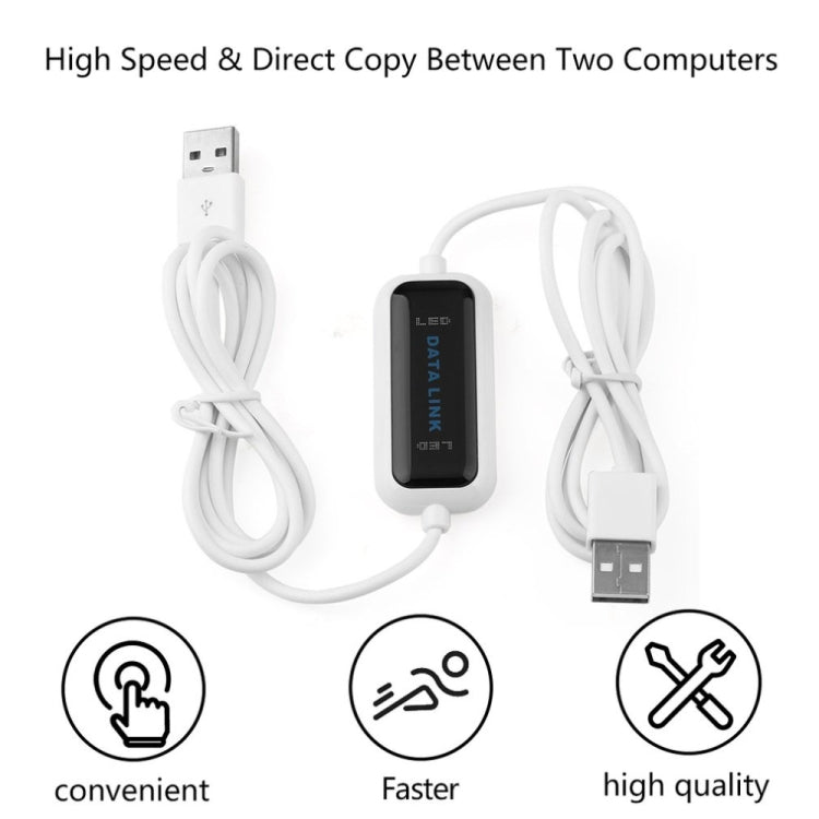 Cáp chuyển dữ liệu trực tiếp PC sang PC USB tốc độ cao, chiều dài: 1.75m