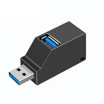 Bộ chia HUB mini di động 2 cổng USB 2.0 + 1 cổng USB 3.0 có dây đeo, USB 3.0