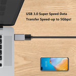 Bộ chuyển đổi dữ liệu / sạc USB-C / Type-C 3.1 đực sang USB 3.0 cái hợp kim nhôm