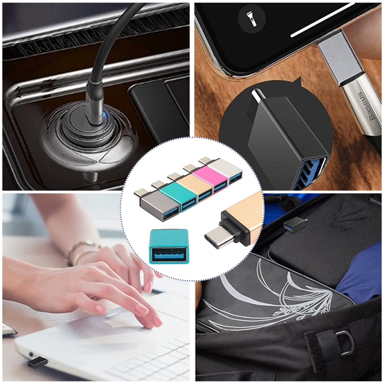 Bộ chuyển đổi dữ liệu / sạc USB-C / Type-C 3.1 đực sang USB 3.0 cái hợp kim nhôm