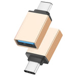 Bộ chuyển đổi dữ liệu / sạc USB-C / Type-C 3.1 đực sang USB 3.0 cái hợp kim nhôm