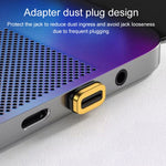 Bộ chuyển đổi sạc từ tính góc 100W USB-C / Type-C đực sang cái, góc 100W