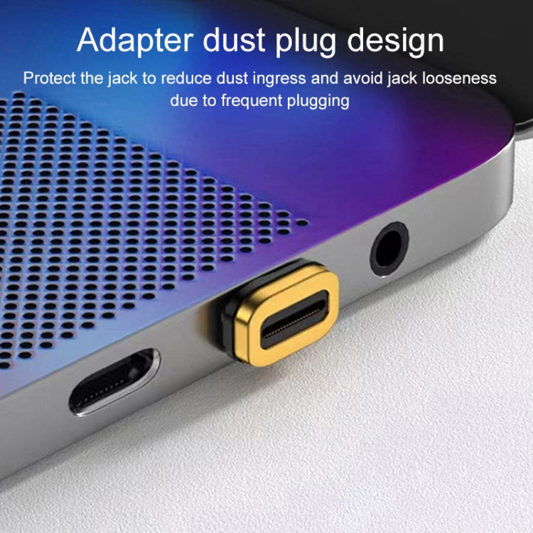 Bộ chuyển đổi sạc từ tính góc 100W USB-C / Type-C đực sang cái, góc 100W