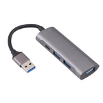 U-811 Bộ chia HUB 4 trong 1 USB 3.0 sang 3 cổng USB 3.0 + USB-C / Type-C, trạm kết nối, U-811