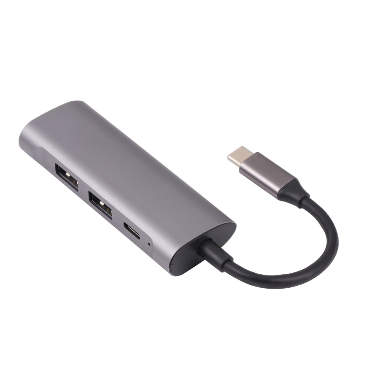 T-811 Bộ chia HUB 4 trong 1 USB-C / Type-C sang 3 cổng USB 3.0 + USB-C / Type-C, trạm kết nối, T-811