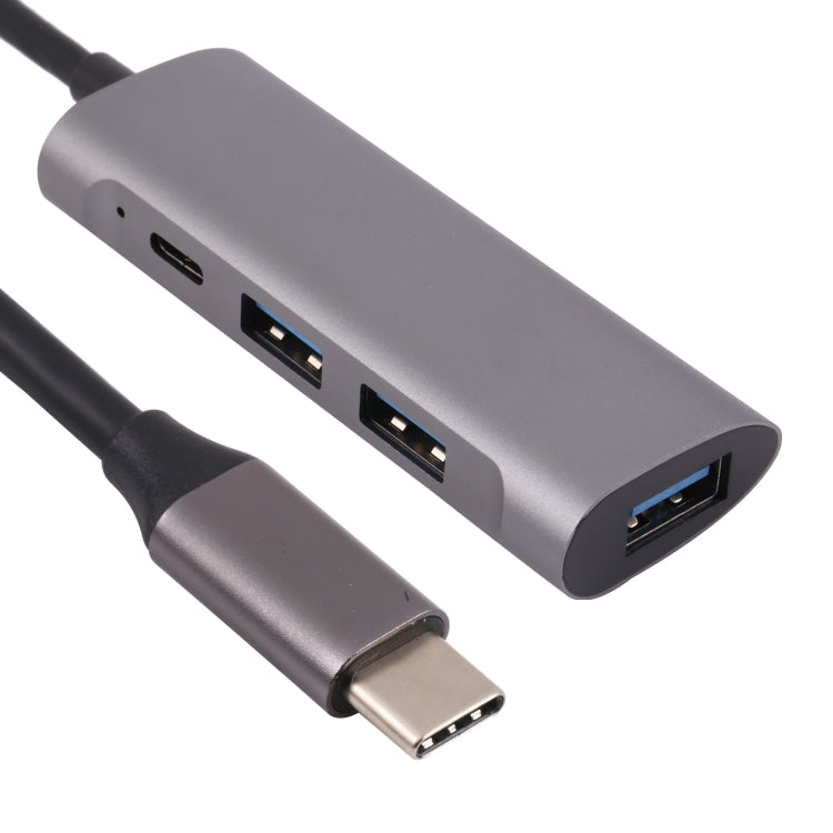 T-811 Bộ chia HUB 4 trong 1 USB-C / Type-C sang 3 cổng USB 3.0 + USB-C / Type-C, trạm kết nối, T-811
