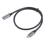 Cáp chuyển đổi USB-C / Type-C đực sang USB-C / Type-C cái, chiều dài cáp: 50cm, 50cm