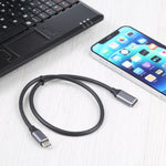 Cáp chuyển đổi USB-C / Type-C đực sang USB-C / Type-C cái, chiều dài cáp: 50cm, 50cm