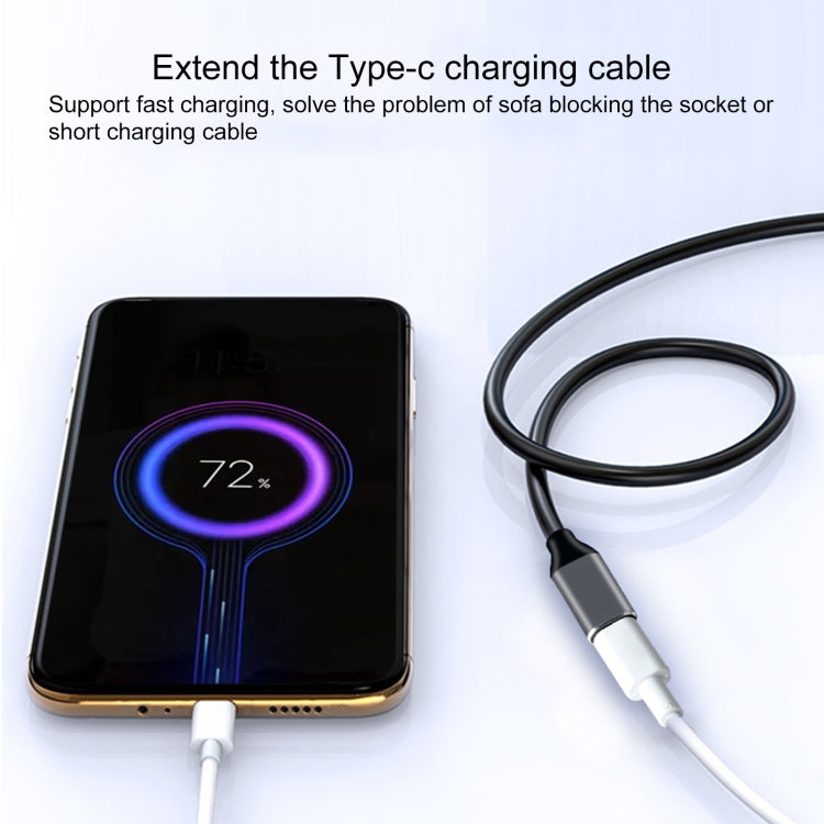 Cáp chuyển đổi USB-C / Type-C đực sang USB-C / Type-C cái, chiều dài cáp: 50cm, 50cm