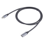 Cáp chuyển đổi USB-C / Type-C đực sang USB-C / Type-C cái, chiều dài cáp: 1m, 1m